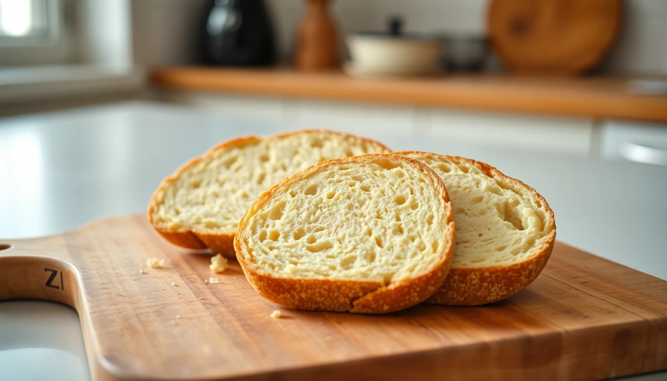Weizenbaguettebrötchen