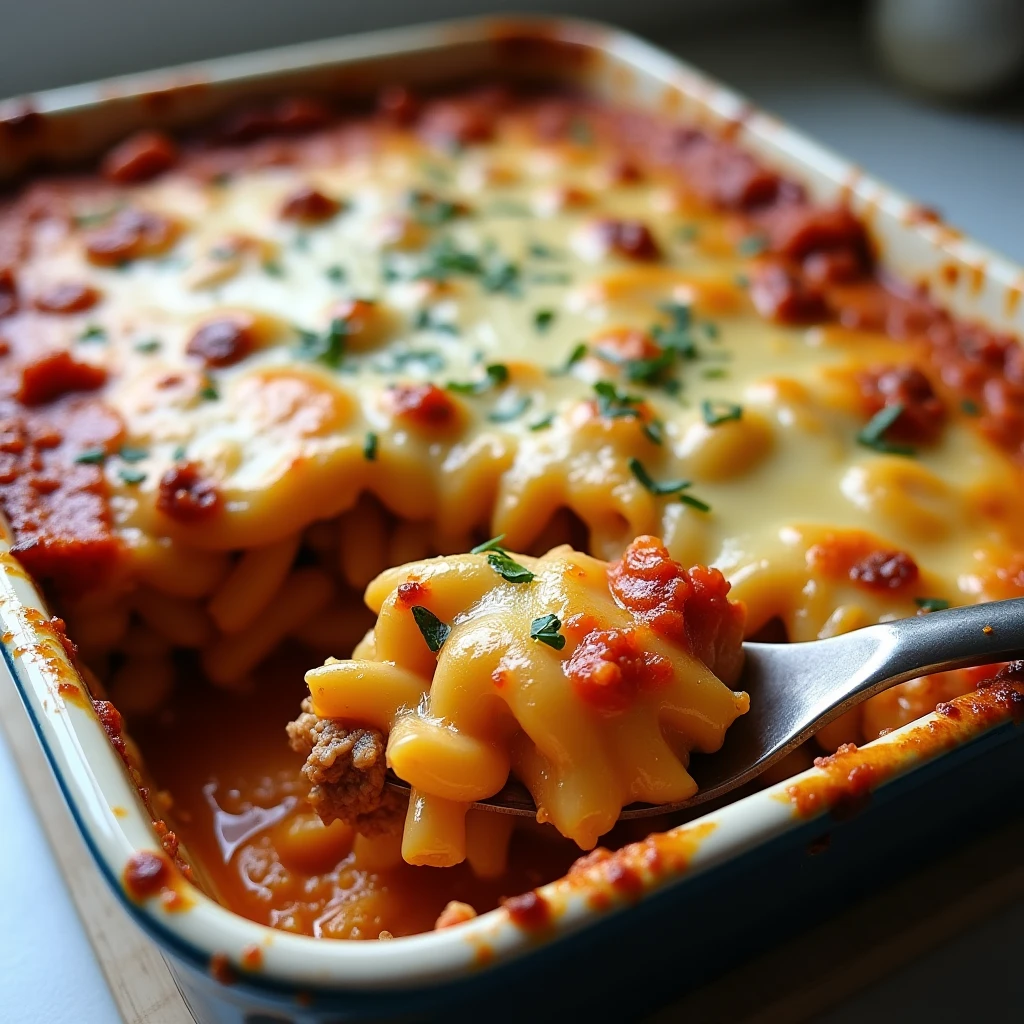 Pastizio - Makkaroniauflauf mit Rinderhackfleisch