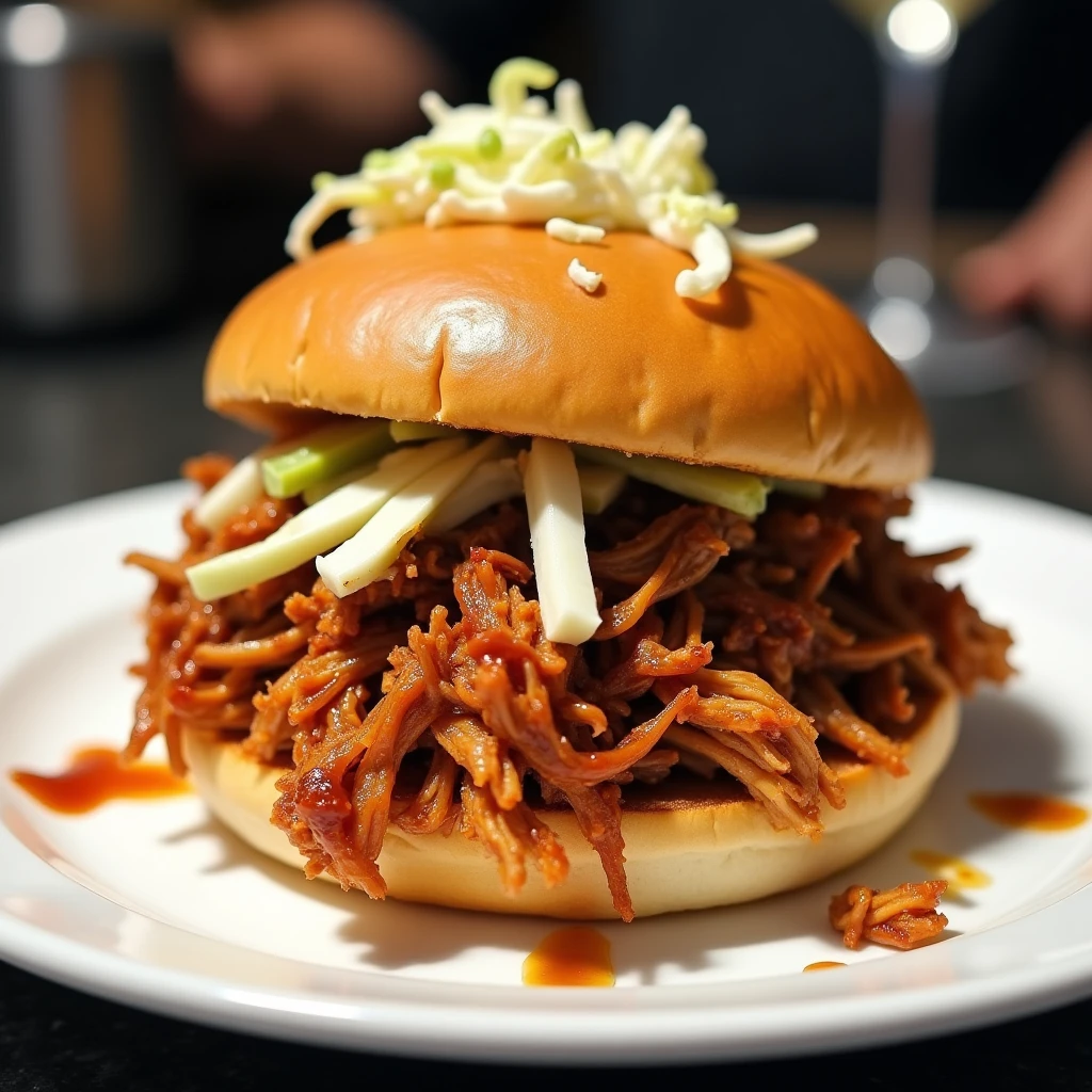 Pulled Chicken Burger