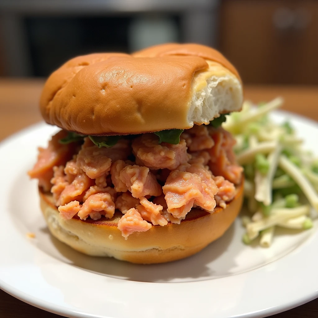 Pulled Lachs Burger
