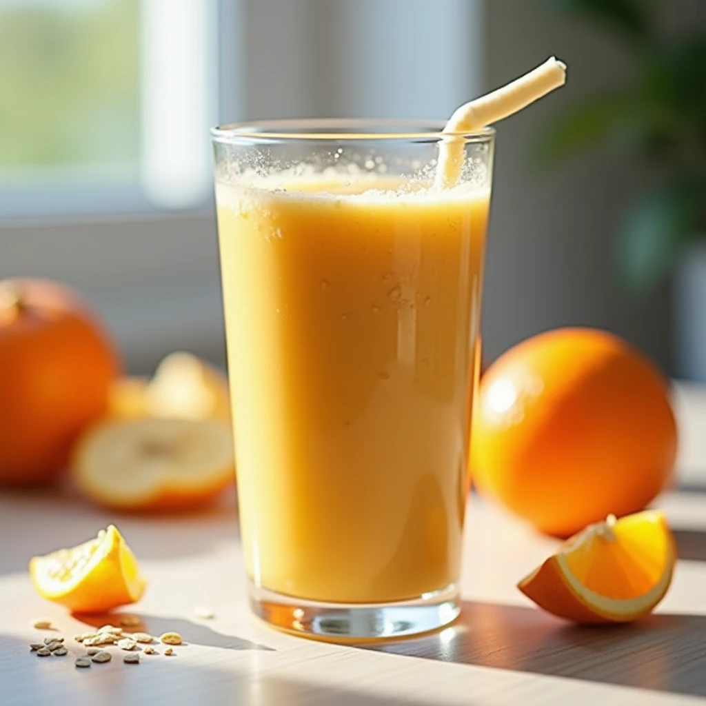 Frühstücks-Smoothie mit Orange