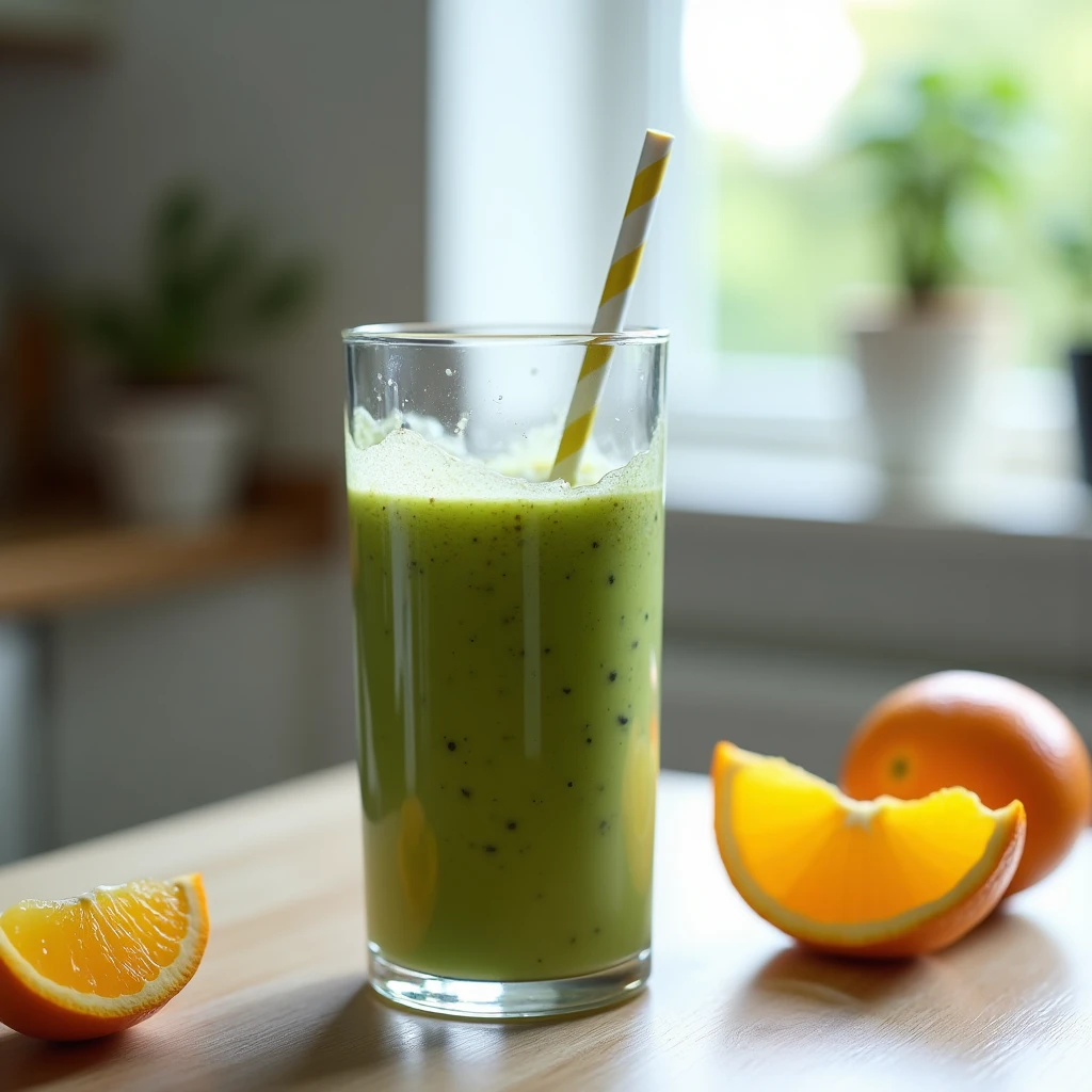 Grüner Spinat-Smoothie