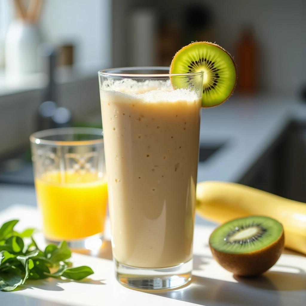 Kiwi-Bananen-Smoothie