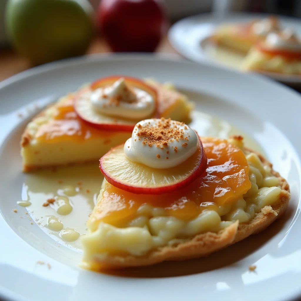 Käsekuchen mit Apfelmark