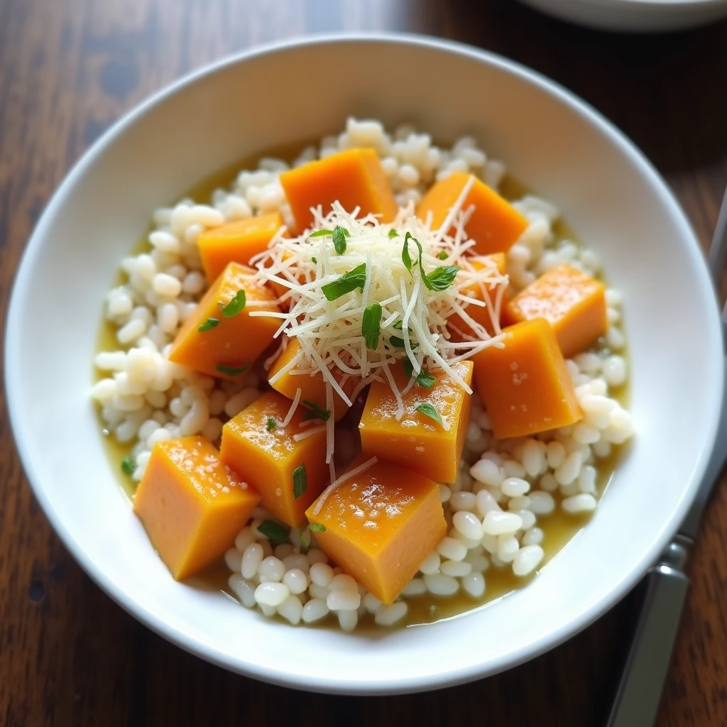 Kürbisrisotto