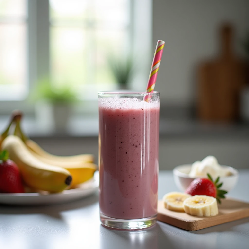 Erdbeer-Bananen-Smoothie
