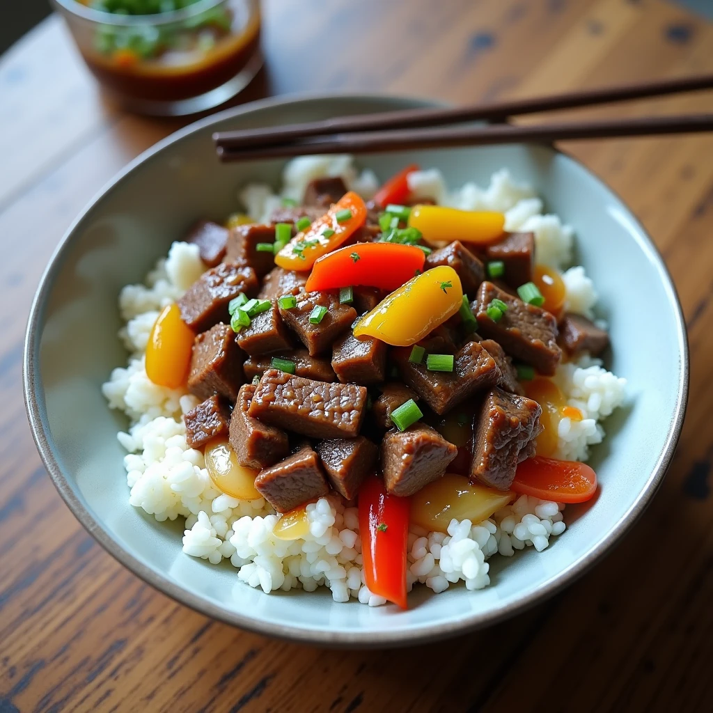 Schnelles Fitness Beef Stir Fry