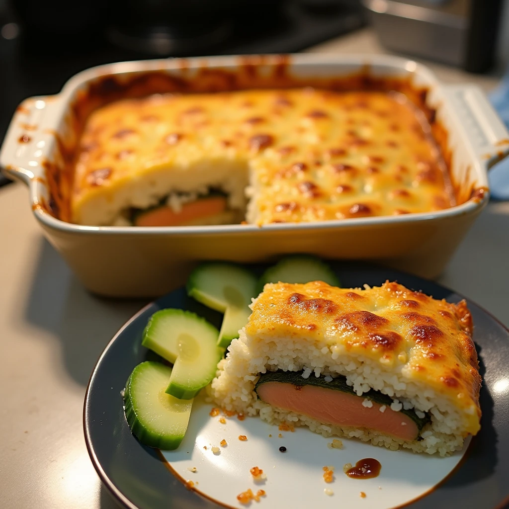 Lachs Sushi Auflauf