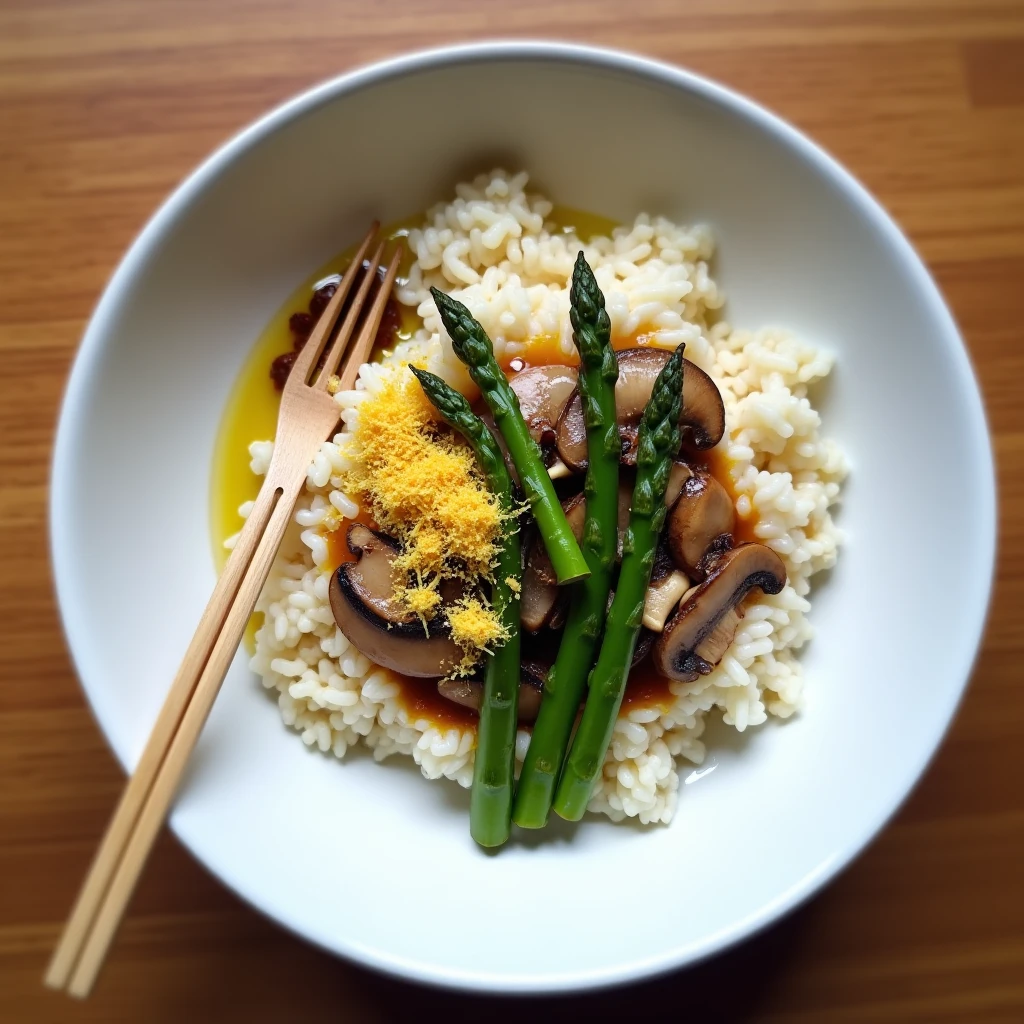 Miso-Pilz-Risotto