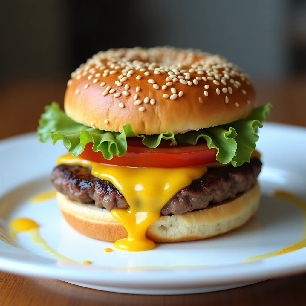 Veganer Seitan Burger