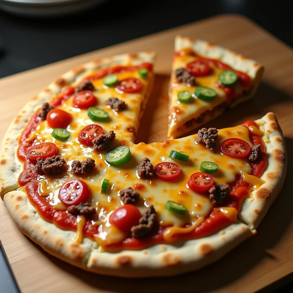 Cheeseburger Pizza