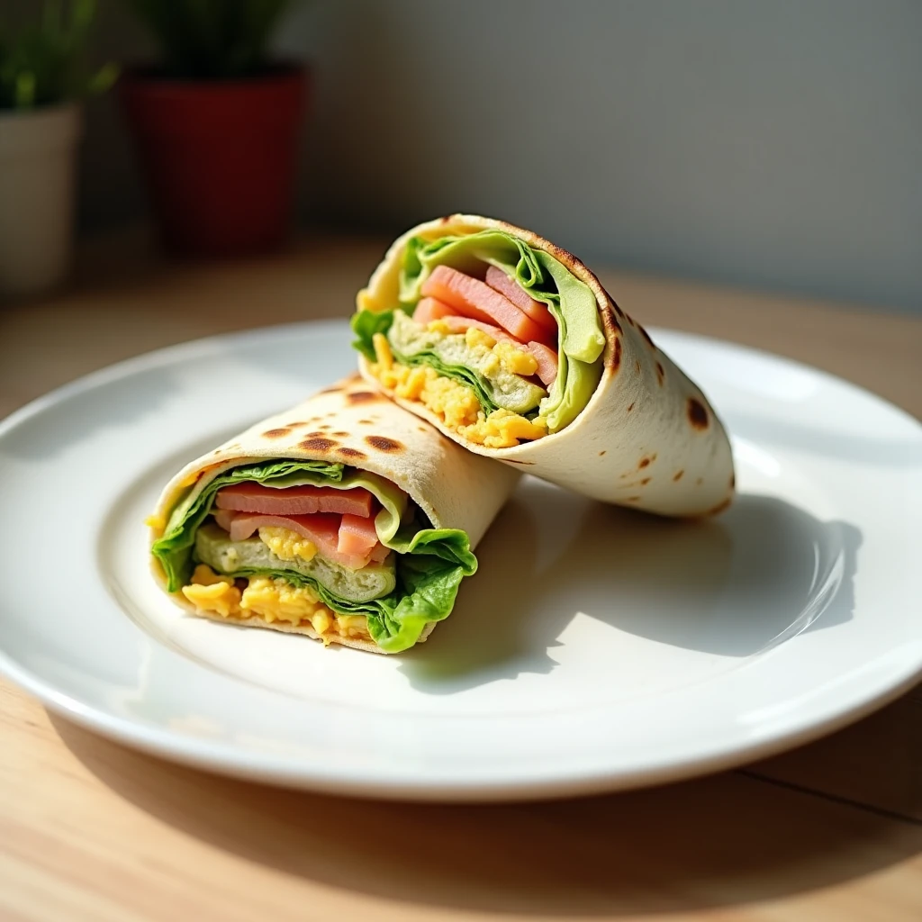 Möhren-Wrap mit Lachs & Avocado
