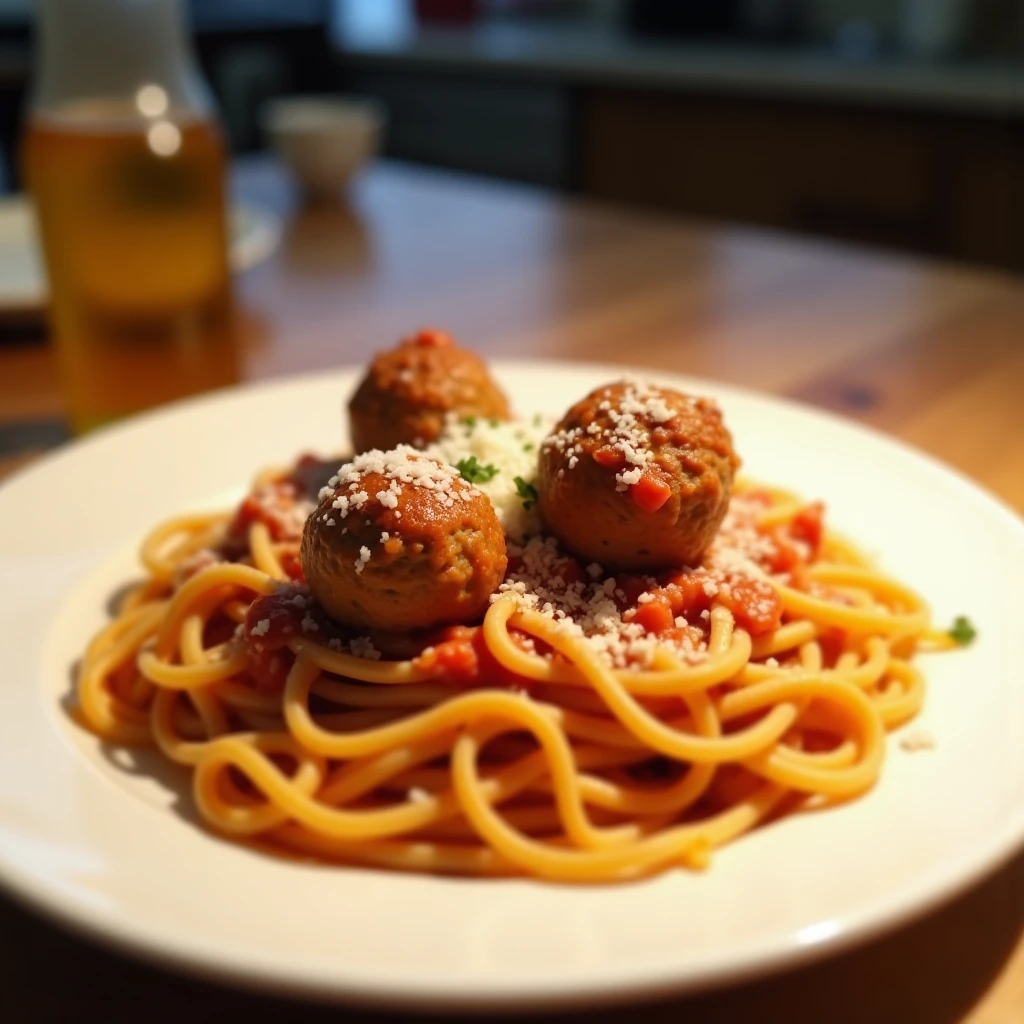 Pasta al Forno mit Hackbällchen