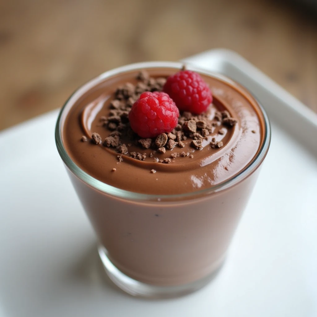 Vegane Schokoladenmousse