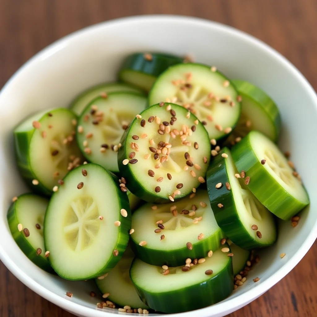 Asiatischer Gurkensalat