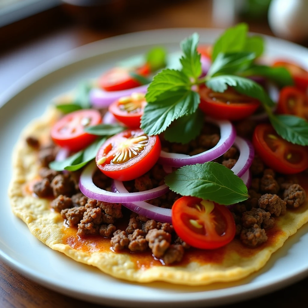 Vegan High Protein Lahmacun