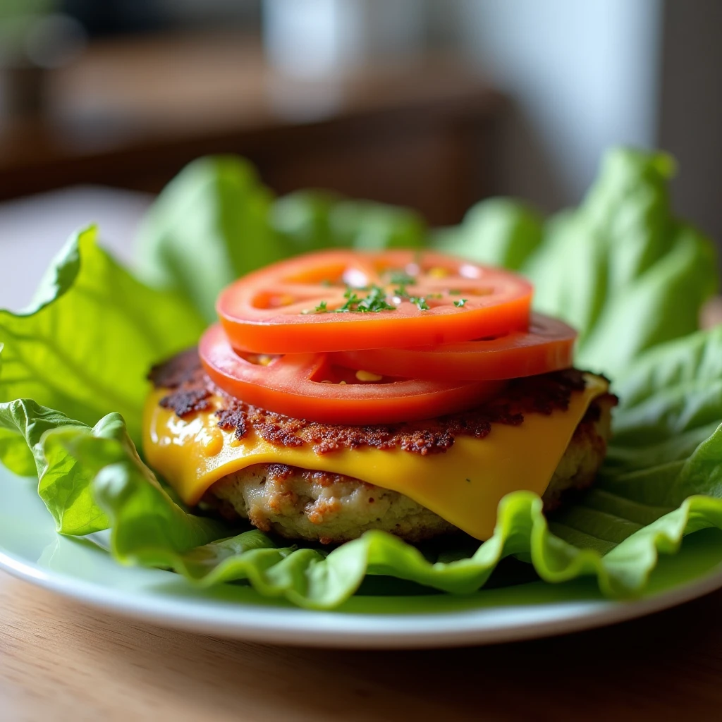 Low Carb Chicken Burger
