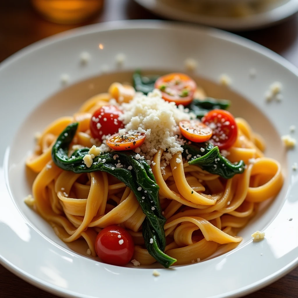 Cremige Pasta mit getrockneten Tomaten