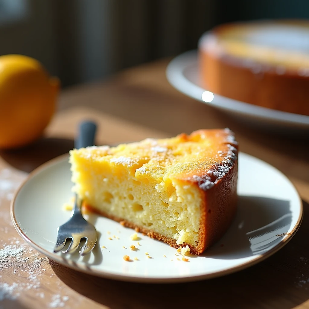 Saftiger Protein Zitronenkuchen