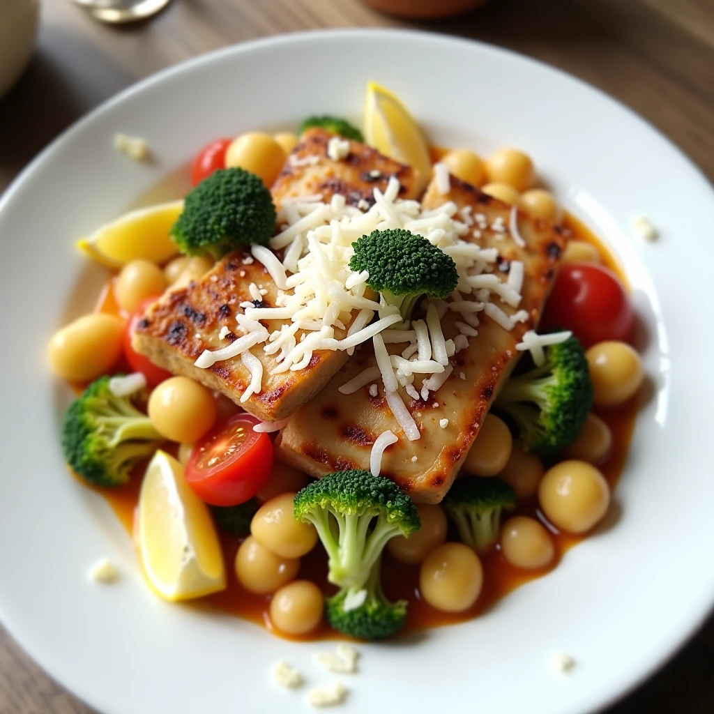 Ofengemüse mit Gnocchi und Hähnchen