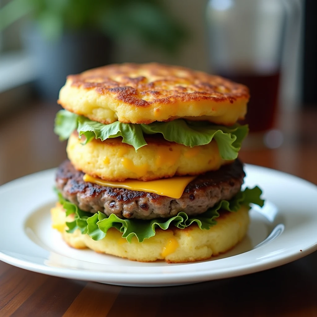 Kartoffel-Puffer Burger