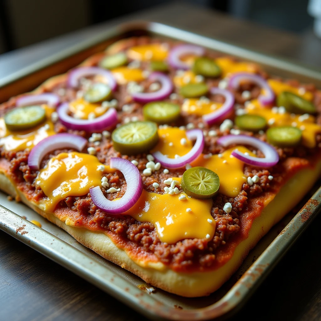 Big Mac Blechpizza 