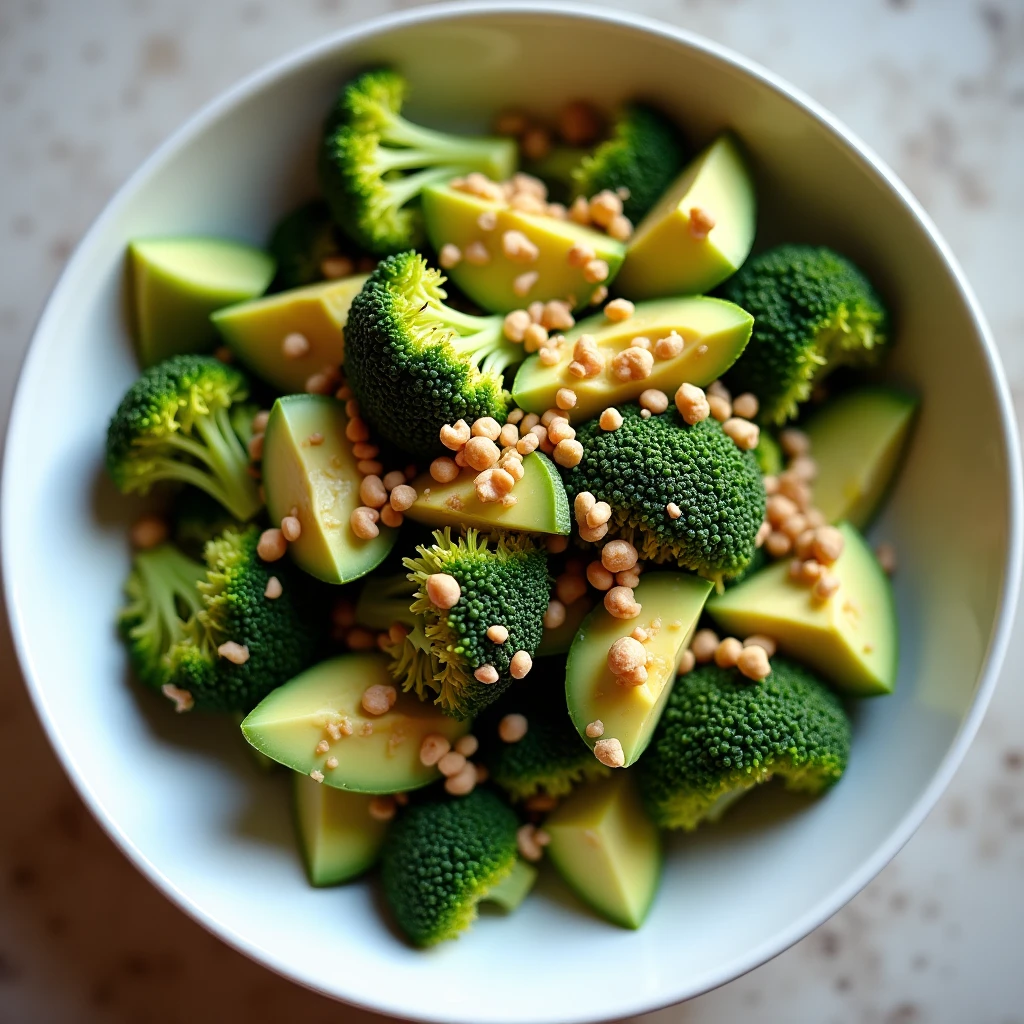 Asiatischer Brokkoli-Avocado-Salat