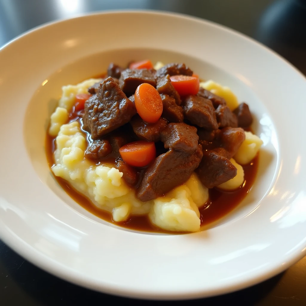Rinderragout mit Kartoffeln 