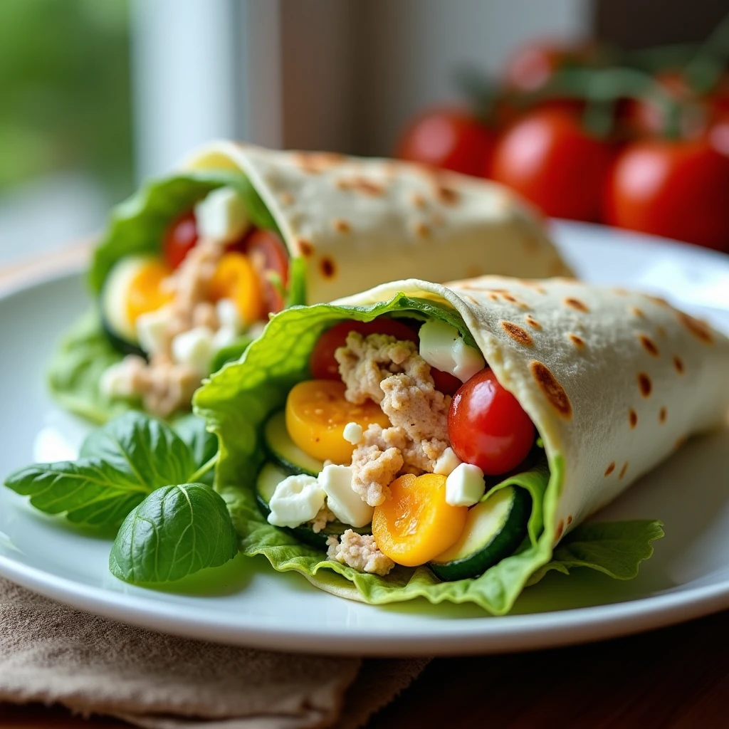 High Protein Gemüse Sandwich ohne Brot
