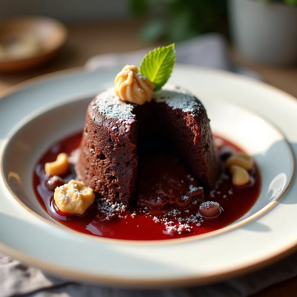 Hüttenkäse Lava Cake