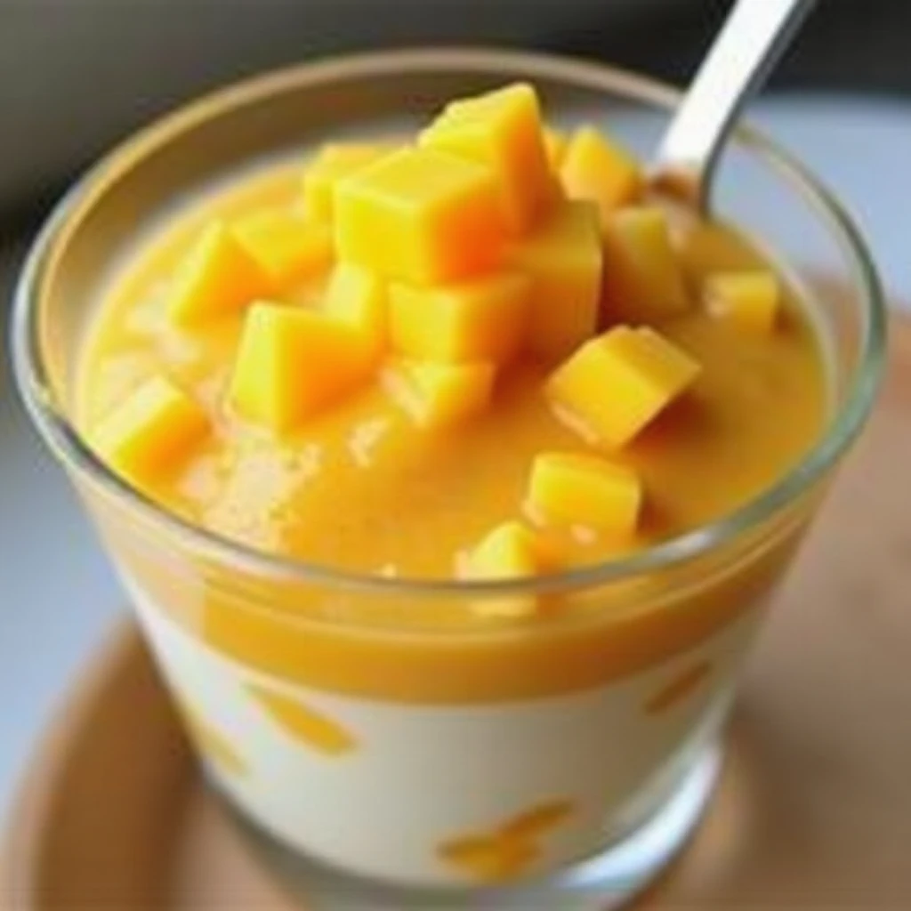 Mango Schicht Dessert