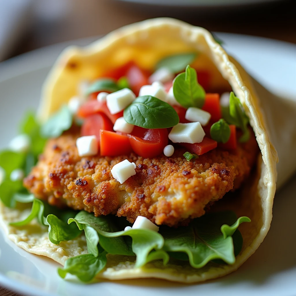 Crunchy Caesar Wrap mit Crispy Chicken