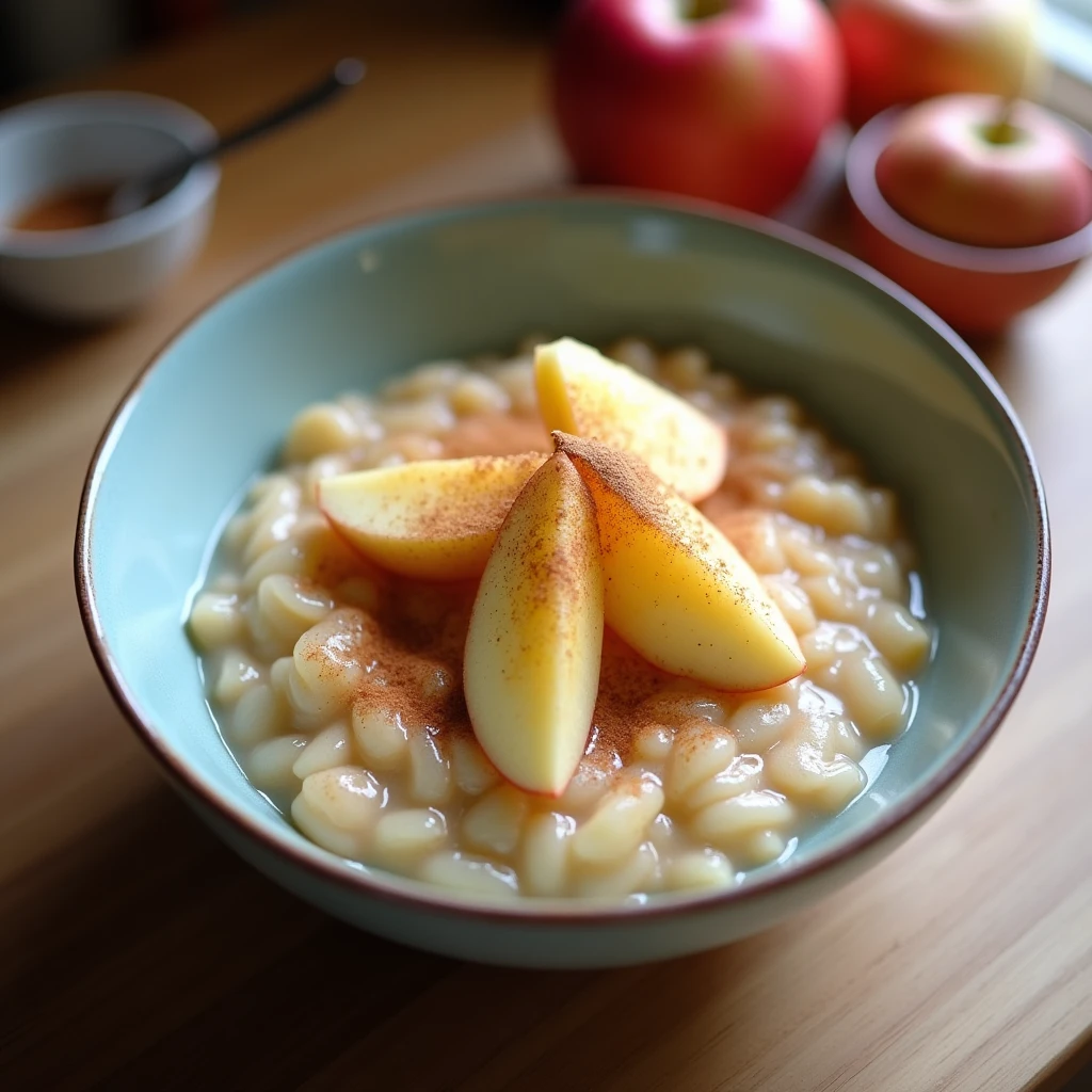 Meal-Prep-Porridge Apfel Zimt