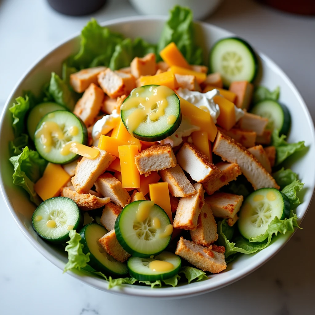 In‘N‘Out Style Hähnchensalat