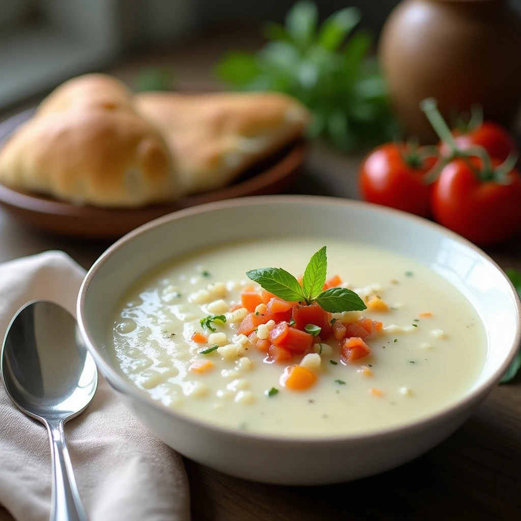 Kalte Okroschka Suppe