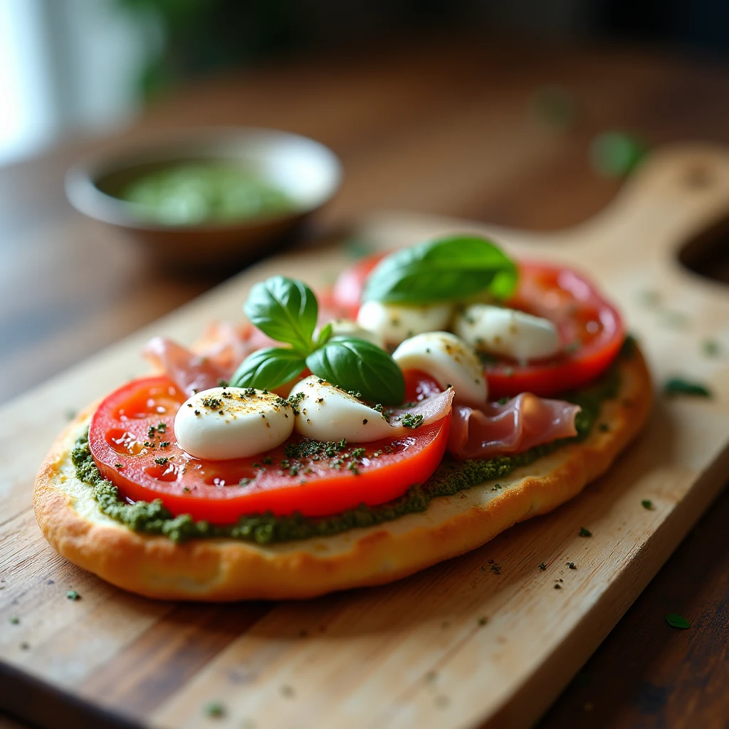 Schnelle Tomaten-Pinsa