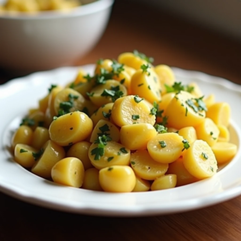 Cremiger Curry-Kartoffelsalat