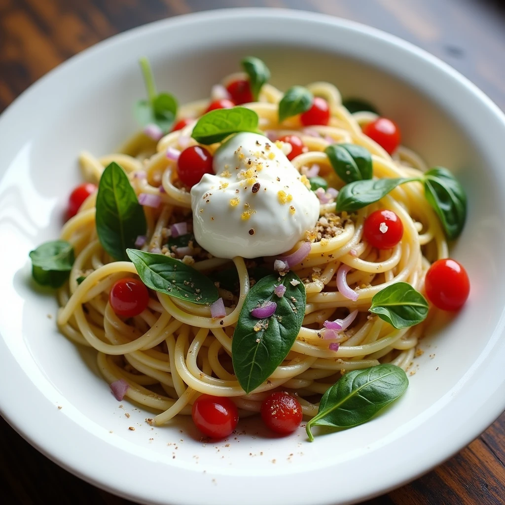 Lemon Burrata Pasta