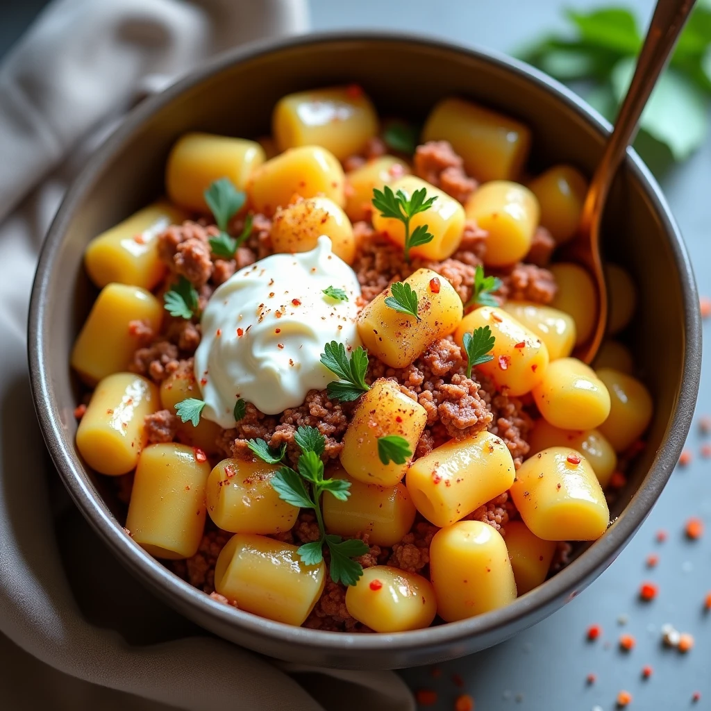 Cremige High-Protein-Gnocchi Bowl