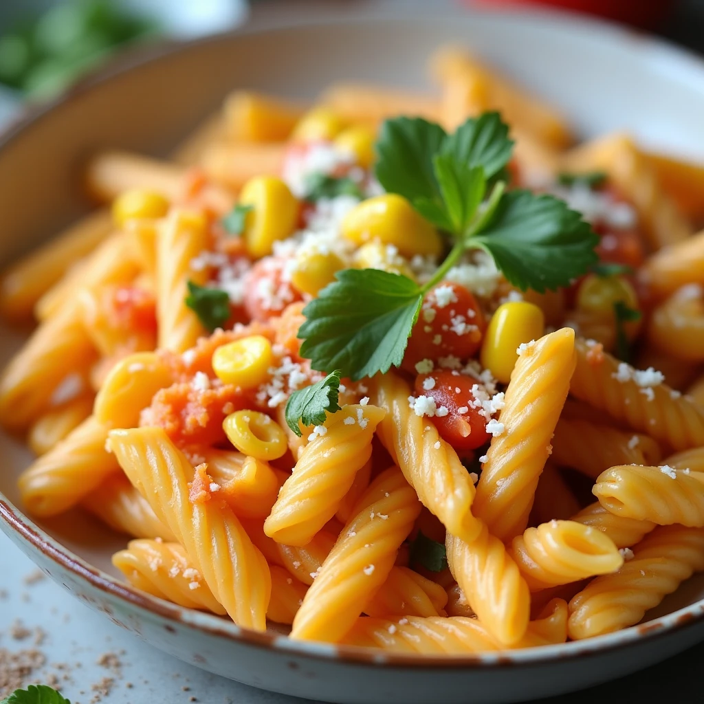 Cremiger Mexikanischer Pasta-Salat