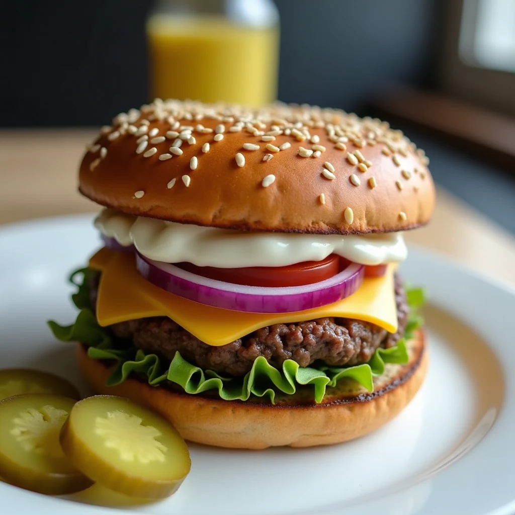 Airfryer Big Mac Burger
