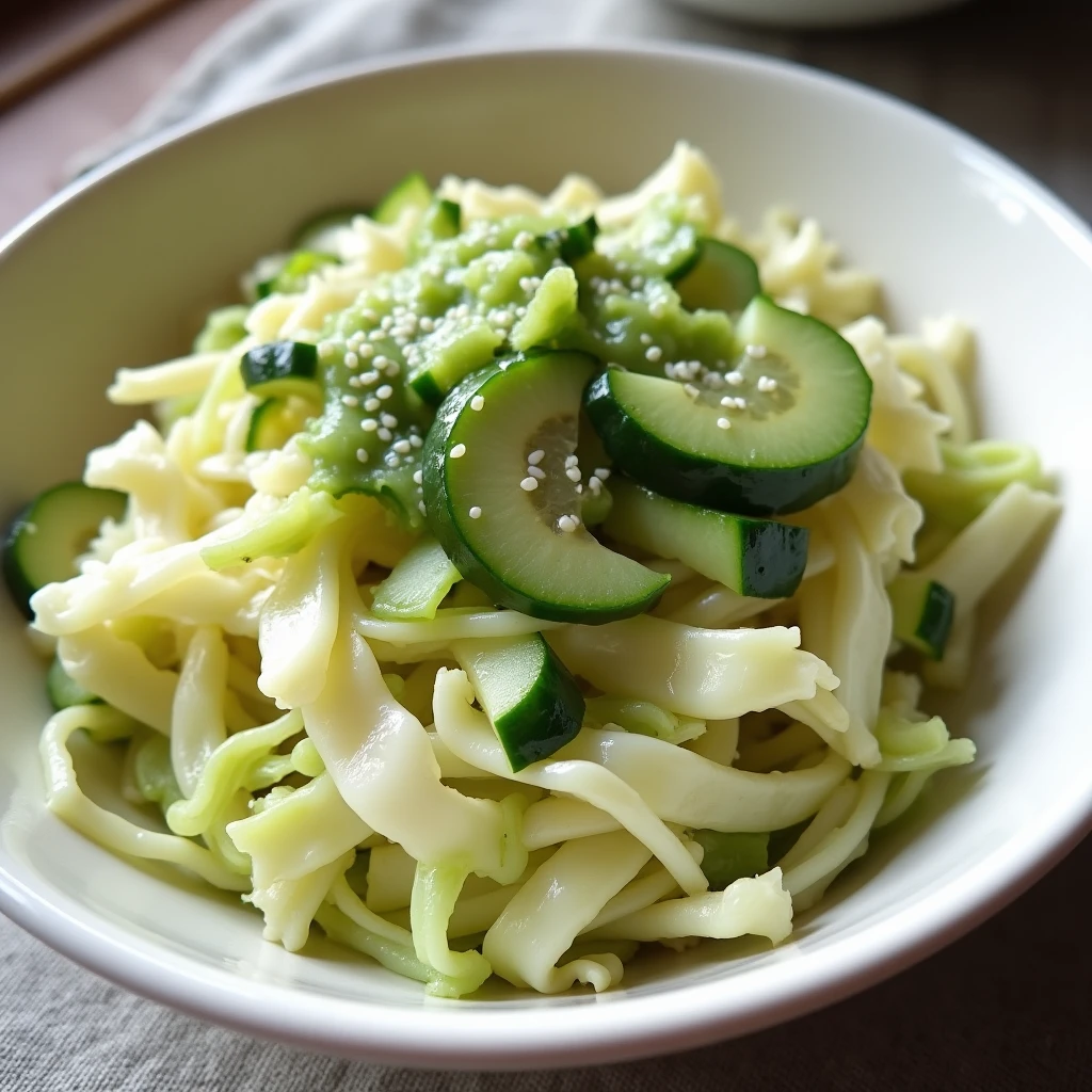 Avocado-Apfel-Salat mit Weißkohl