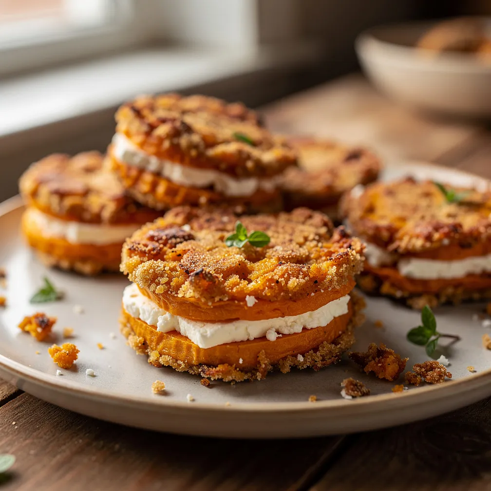 Crispy Butternut Feta Patties