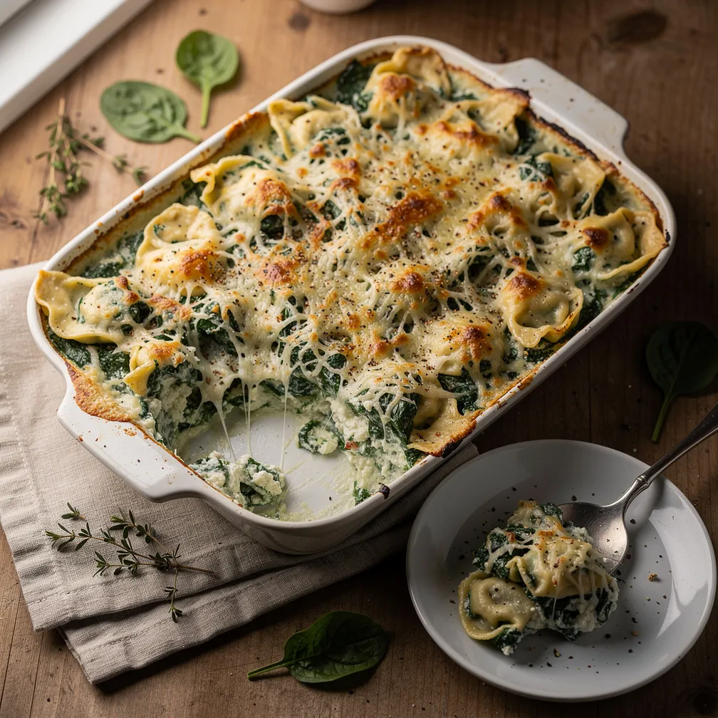 Spinach Tortellini Casserole