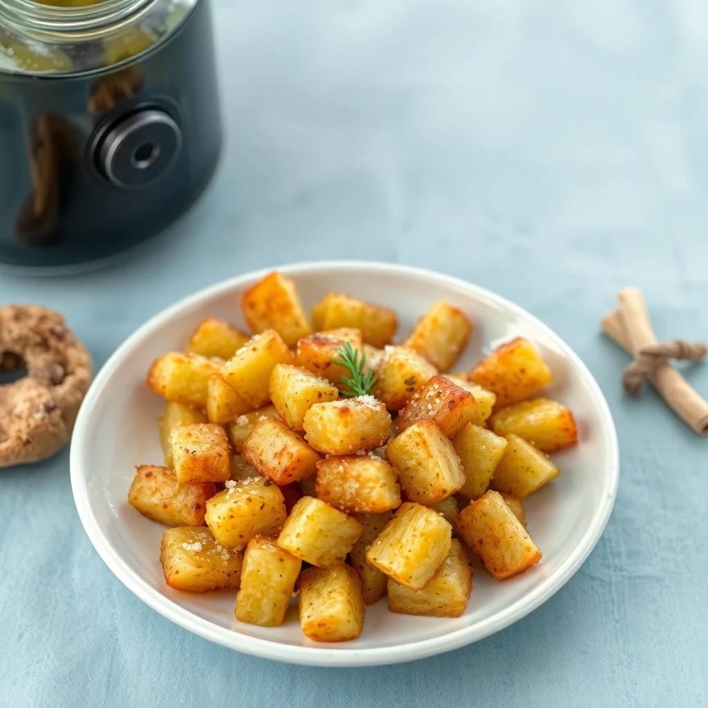 Batatas fritas na air fryer