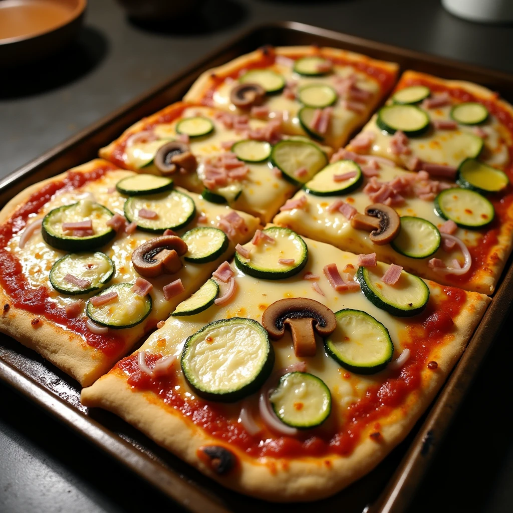 Low-Carb-Blechpizza