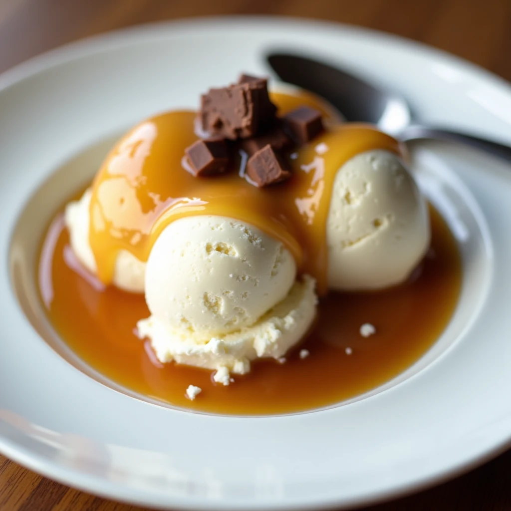 Hüttenkäse Eiscreme