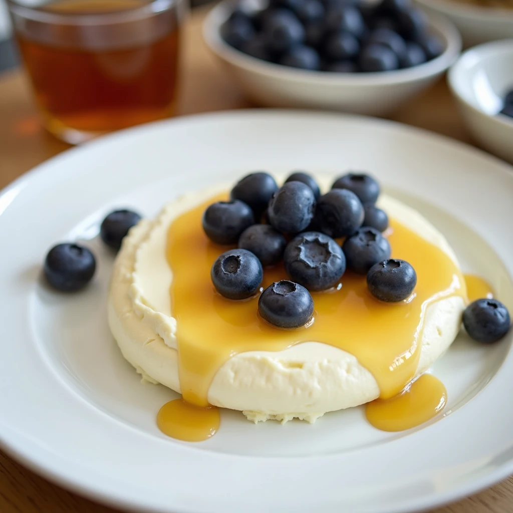 Heidelbeer Hüttenkäse Creme