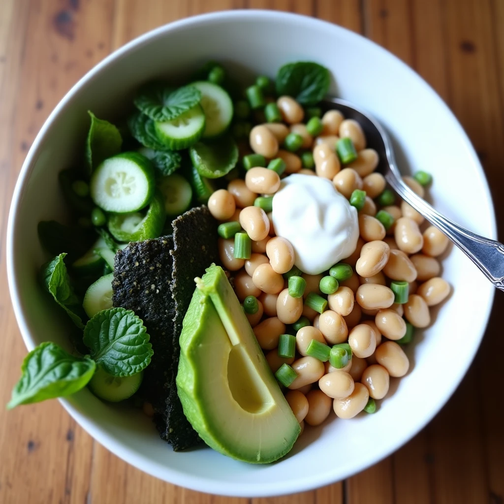 Cremige Erdnuss-Protein-Bowl