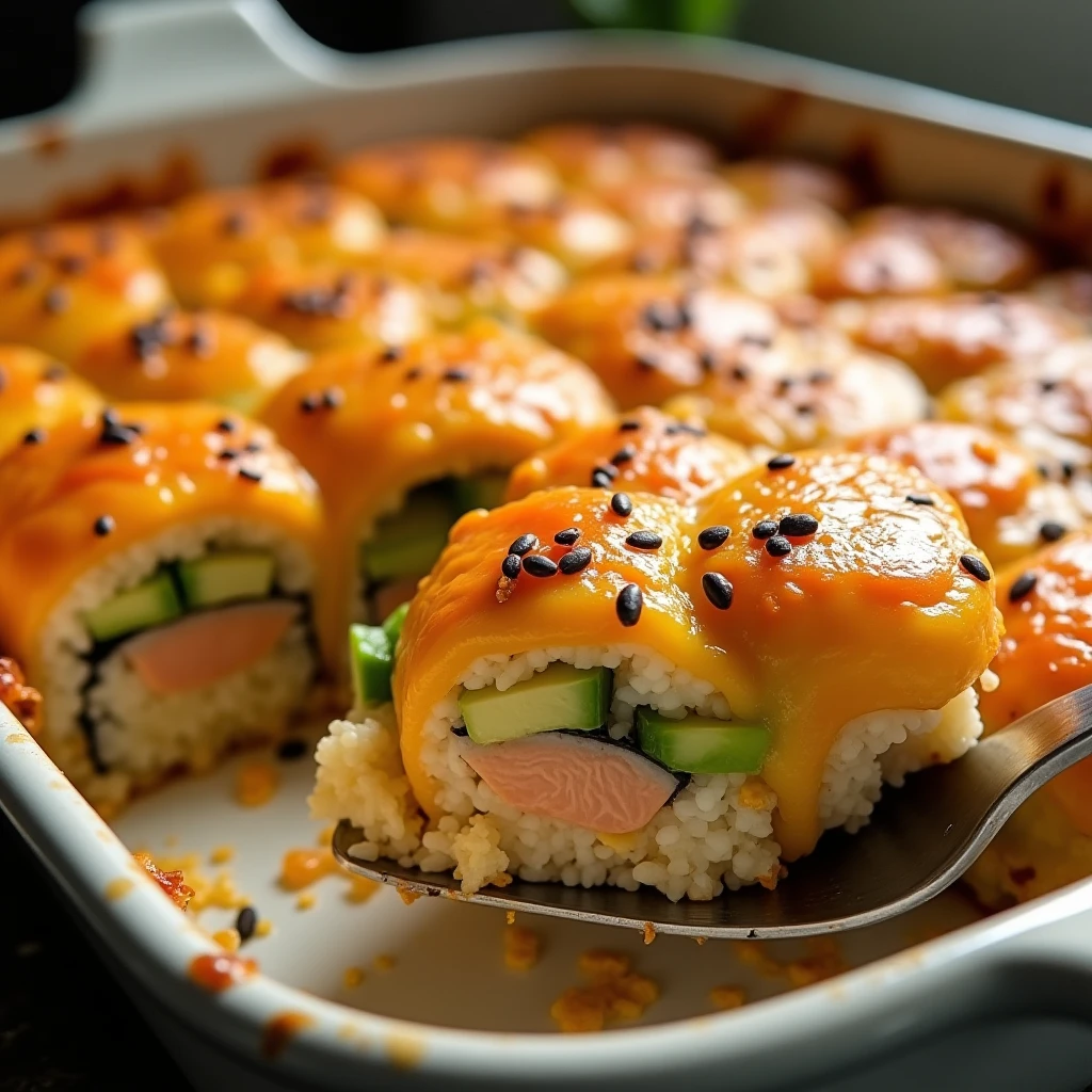 Lachs Sushi Auflauf